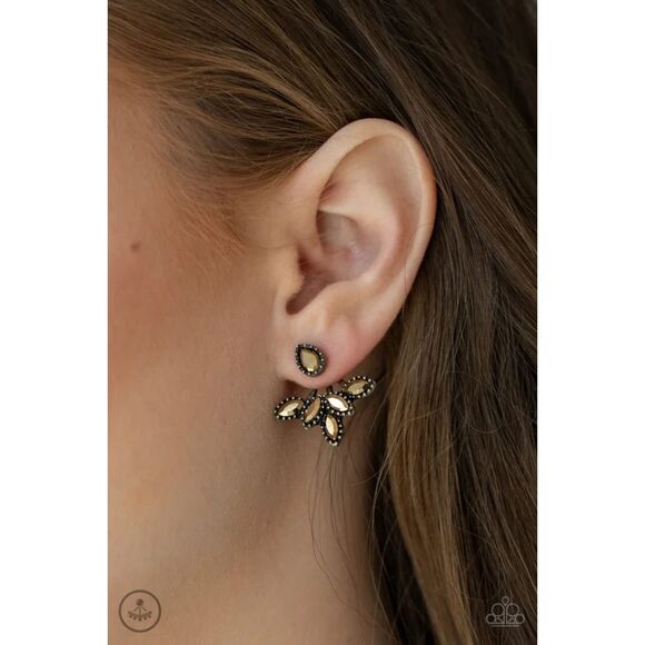 A Force To BEAM Reckoned With Brass Earrings (271) - Picture 1 of 2